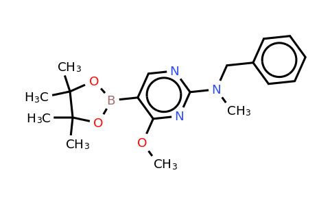 N-benzyl-4-methoxy-N-methyl-5-(4,4,5,5-tetramethyl-1,3,2-dioxaborolan-2-YL)pyrimidin-2-amine