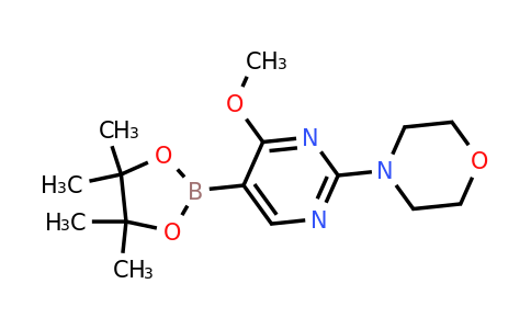 4-(4-Methoxy-5-(4,4,5,5-tetramethyl-1,3,2-dioxaborolan-2-YL)pyrimidin-2-YL)morpholine