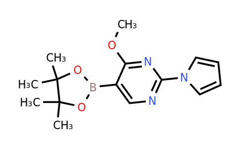 4-Methoxy-2-(pyrrol-1-YL)-5-(4,4,5,5-tetramethyl-1,3,2-dioxaborolan-2-YL)pyrimidine