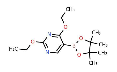 2,4-Diethoxy-5-(4,4,5,5-tetramethyl-1,3,2-dioxaborolan-2-YL)pyrimidine