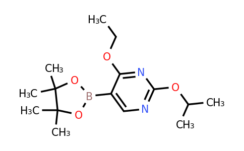 4-Ethoxy-2-isopropoxy-5-(4,4,5,5-tetramethyl-1,3,2-dioxaborolan-2-YL)pyrimidine