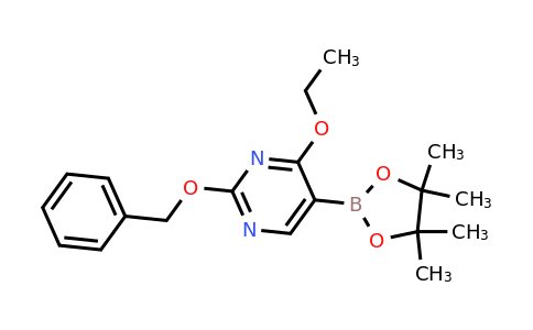 2-(Benzyloxy)-4-ethoxy-5-(4,4,5,5-tetramethyl-1,3,2-dioxaborolan-2-YL)pyrimidine