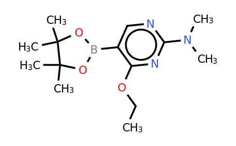 4-Ethoxy-N,n-dimethyl-5-(4,4,5,5-tetramethyl-1,3,2-dioxaborolan-2-YL)pyrimidin-2-amine