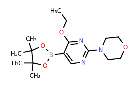 4-(4-Ethoxy-5-(4,4,5,5-tetramethyl-1,3,2-dioxaborolan-2-YL)pyrimidin-2-YL)morpholine