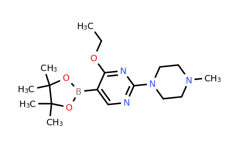4-Ethoxy-2-(4-methylpiperazin-1-YL)-5-(4,4,5,5-tetramethyl-1,3,2-dioxaborolan-2-YL)pyrimidine