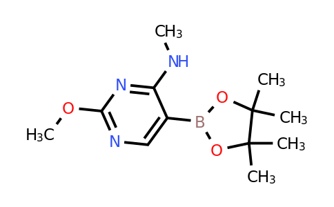 2-Methoxy-N-methyl-5-(4,4,5,5-tetramethyl-1,3,2-dioxaborolan-2-YL)pyrimidin-4-amine