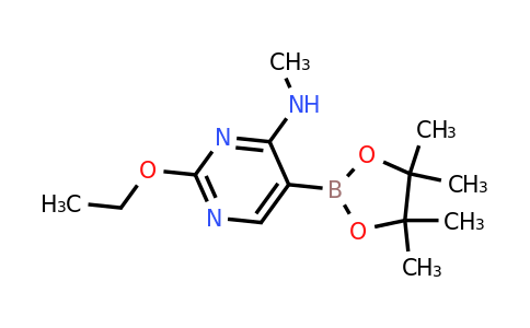 2-Ethoxy-N-methyl-5-(4,4,5,5-tetramethyl-1,3,2-dioxaborolan-2-YL)pyrimidin-4-amine
