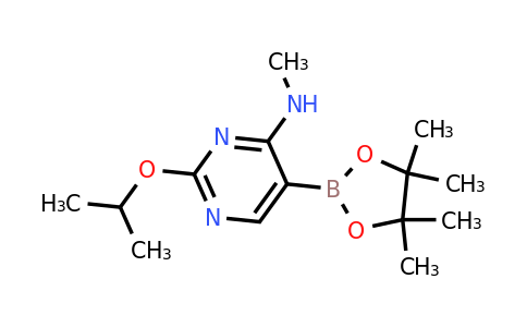 2-Isopropoxy-N-methyl-5-(4,4,5,5-tetramethyl-1,3,2-dioxaborolan-2-YL)pyrimidin-4-amine