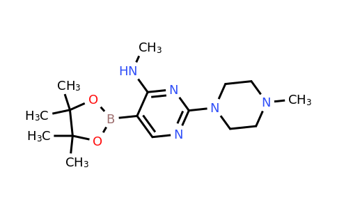 N-methyl-2-(4-methylpiperazin-1-YL)-5-(4,4,5,5-tetramethyl-1,3,2-dioxaborolan-2-YL)pyrimidin-4-amine