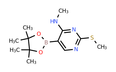 N-methyl-2-(methylthio)-5-(4,4,5,5-tetramethyl-1,3,2-dioxaborolan-2-YL)pyrimidin-4-amine
