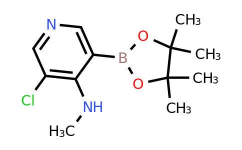 3-Chloro-N-methyl-5-(4,4,5,5-tetramethyl-1,3,2-dioxaborolan-2-YL)pyridin-4-amine