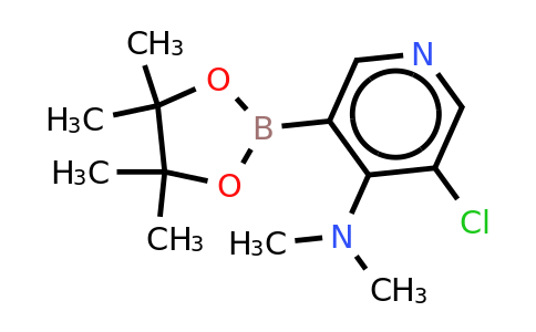 3-Chloro-N,n-dimethyl-5-(4,4,5,5-tetramethyl-1,3,2-dioxaborolan-2-YL)pyridin-4-amine
