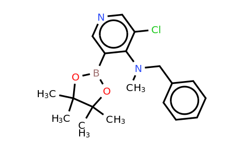 N-benzyl-3-chloro-N-methyl-5-(4,4,5,5-tetramethyl-1,3,2-dioxaborolan-2-YL)pyridin-4-amine