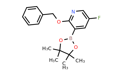 2-(Benzyloxy)-5-fluoro-3-(4,4,5,5-tetramethyl-1,3,2-dioxaborolan-2-YL)pyridine