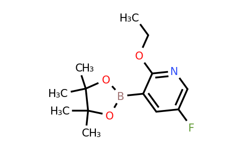 2-Ethoxy-5-fluoro-3-(4,4,5,5-tetramethyl-1,3,2-dioxaborolan-2-YL)pyridine