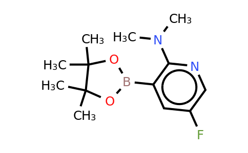 5-Fluoro-N,n-dimethyl-3-(4,4,5,5-tetramethyl-1,3,2-dioxaborolan-2-YL)pyridin-2-amine