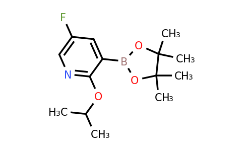 5-Fluoro-2-(propan-2-yloxy)-3-(4,4,5,5-tetramethyl-1,3,2-dioxaborolan-2-YL)pyridine