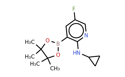 N-cyclopropyl-5-fluoro-3-(4,4,5,5-tetramethyl-1,3,2-dioxaborolan-2-YL)pyridin-2-amine