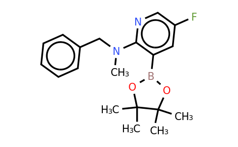 N-benzyl-5-fluoro-N-methyl-3-(4,4,5,5-tetramethyl-1,3,2-dioxaborolan-2-YL)pyridin-2-amine