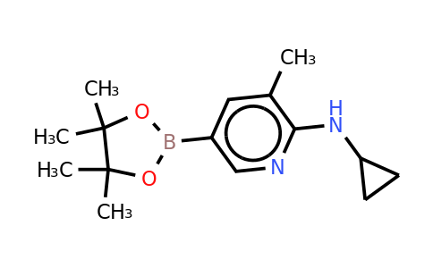 N-cyclopropyl-3-methyl-5-(4,4,5,5-tetramethyl-1,3,2-dioxaborolan-2-YL)pyridin-2-amine