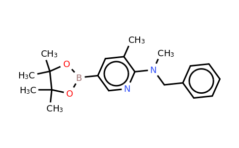 N-benzyl-N,3-dimethyl-5-(4,4,5,5-tetramethyl-1,3,2-dioxaborolan-2-YL)pyridin-2-amine