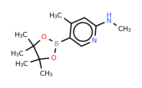 N,4-dimethyl-5-(4,4,5,5-tetramethyl-1,3,2-dioxaborolan-2-YL)pyridin-2-amine