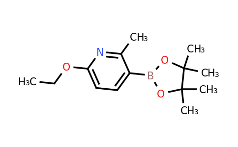 6-Ethoxy-2-methyl-3-(4,4,5,5-tetramethyl-1,3,2-dioxaborolan-2-YL)pyridine