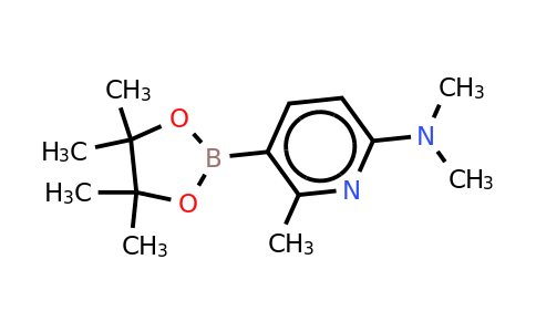 N,N,6-trimethyl-5-(4,4,5,5-tetramethyl-1,3,2-dioxaborolan-2-YL)pyridin-2-amine