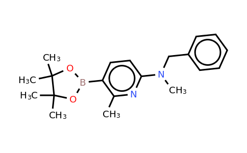 N-benzyl-N,6-dimethyl-5-(4,4,5,5-tetramethyl-1,3,2-dioxaborolan-2-YL)pyridin-2-amine