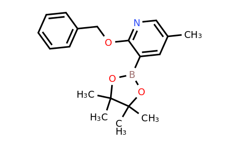 2-(Benzyloxy)-5-methyl-3-(4,4,5,5-tetramethyl-1,3,2-dioxaborolan-2-YL)pyridine