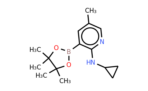N-cyclopropyl-5-methyl-3-(4,4,5,5-tetramethyl-1,3,2-dioxaborolan-2-YL)pyridin-2-amine