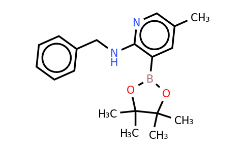 N-benzyl-5-methyl-3-(4,4,5,5-tetramethyl-1,3,2-dioxaborolan-2-YL)pyridin-2-amine