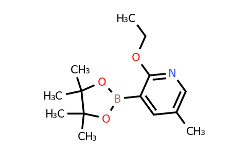 2-Ethoxy-5-methyl-3-(4,4,5,5-tetramethyl-1,3,2-dioxaborolan-2-YL)pyridine