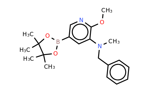 N-benzyl-2-methoxy-N-methyl-5-(4,4,5,5-tetramethyl-1,3,2-dioxaborolan-2-YL)pyridin-3-amine