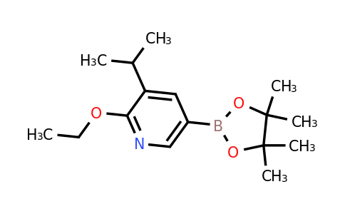 2-Ethoxy-3-isopropyl-5-(4,4,5,5-tetramethyl-1,3,2-dioxaborolan-2-YL)pyridine