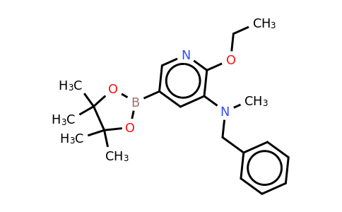N-benzyl-2-ethoxy-N-methyl-5-(4,4,5,5-tetramethyl-1,3,2-dioxaborolan-2-YL)pyridin-3-amine