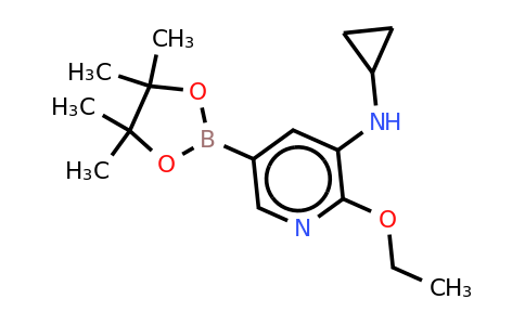 N-cyclopropyl-2-ethoxy-5-(4,4,5,5-tetramethyl-1,3,2-dioxaborolan-2-YL)pyridin-3-amine