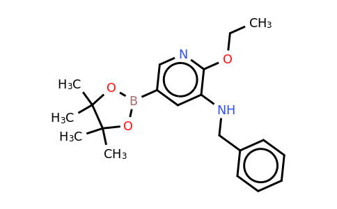 N-benzyl-2-ethoxy-5-(4,4,5,5-tetramethyl-1,3,2-dioxaborolan-2-YL)pyridin-3-amine
