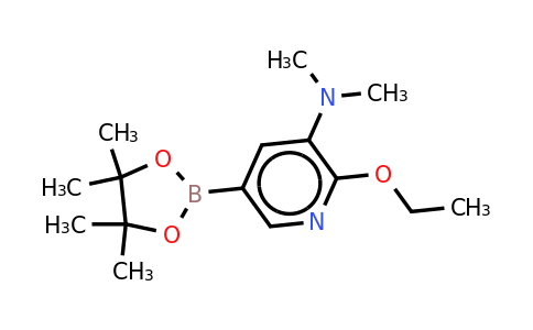 2-Ethoxy-N,n-dimethyl-5-(4,4,5,5-tetramethyl-1,3,2-dioxaborolan-2-YL)pyridin-3-amine