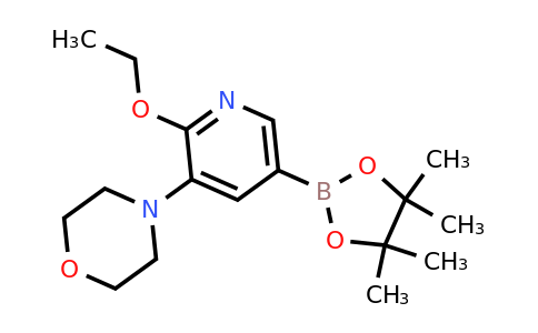 4-(2-Ethoxy-5-(4,4,5,5-tetramethyl-1,3,2-dioxaborolan-2-YL)pyridin-3-YL)morpholine