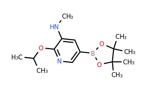 2-Isopropoxy-N-methyl-5-(4,4,5,5-tetramethyl-1,3,2-dioxaborolan-2-YL)pyridin-3-amine