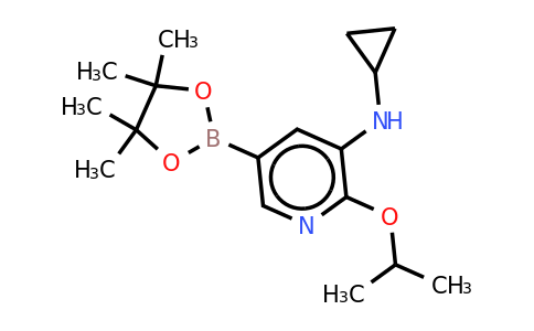 N-cyclopropyl-2-isopropoxy-5-(4,4,5,5-tetramethyl-1,3,2-dioxaborolan-2-YL)pyridin-3-amine