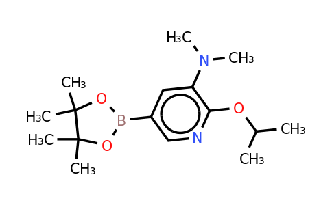 2-Isopropoxy-N,n-dimethyl-5-(4,4,5,5-tetramethyl-1,3,2-dioxaborolan-2-YL)pyridin-3-amine