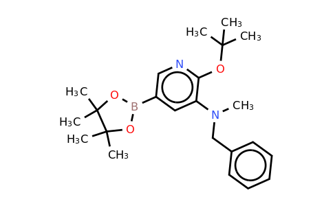 N-benzyl-2-tert-butoxy-N-methyl-5-(4,4,5,5-tetramethyl-1,3,2-dioxaborolan-2-YL)pyridin-3-amine