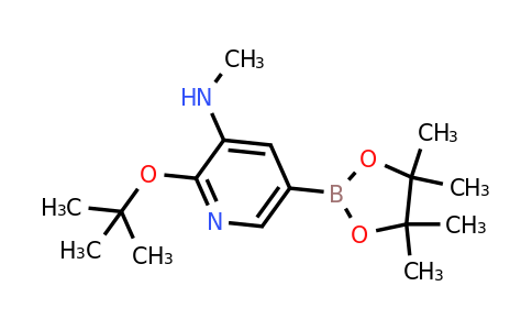 2-Tert-butoxy-N-methyl-5-(4,4,5,5-tetramethyl-1,3,2-dioxaborolan-2-YL)pyridin-3-amine