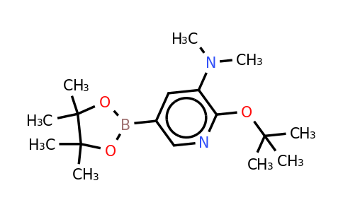 2-Tert-butoxy-N,n-dimethyl-5-(4,4,5,5-tetramethyl-1,3,2-dioxaborolan-2-YL)pyridin-3-amine