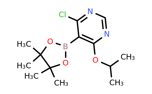 4-Chloro-6-isopropoxy-5-(4,4,5,5-tetramethyl-1,3,2-dioxaborolan-2-YL)pyrimidine