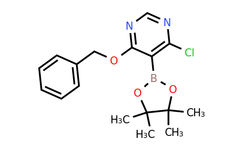 4-(Benzyloxy)-6-chloro-5-(4,4,5,5-tetramethyl-1,3,2-dioxaborolan-2-YL)pyrimidine