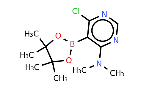 6-Chloro-N,n-dimethyl-5-(4,4,5,5-tetramethyl-1,3,2-dioxaborolan-2-YL)pyrimidin-4-amine