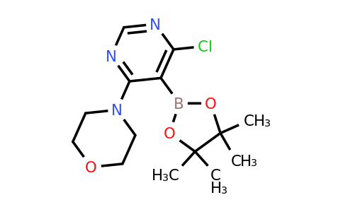 4-(6-Chloro-5-(4,4,5,5-tetramethyl-1,3,2-dioxaborolan-2-YL)pyrimidin-4-YL)morpholine